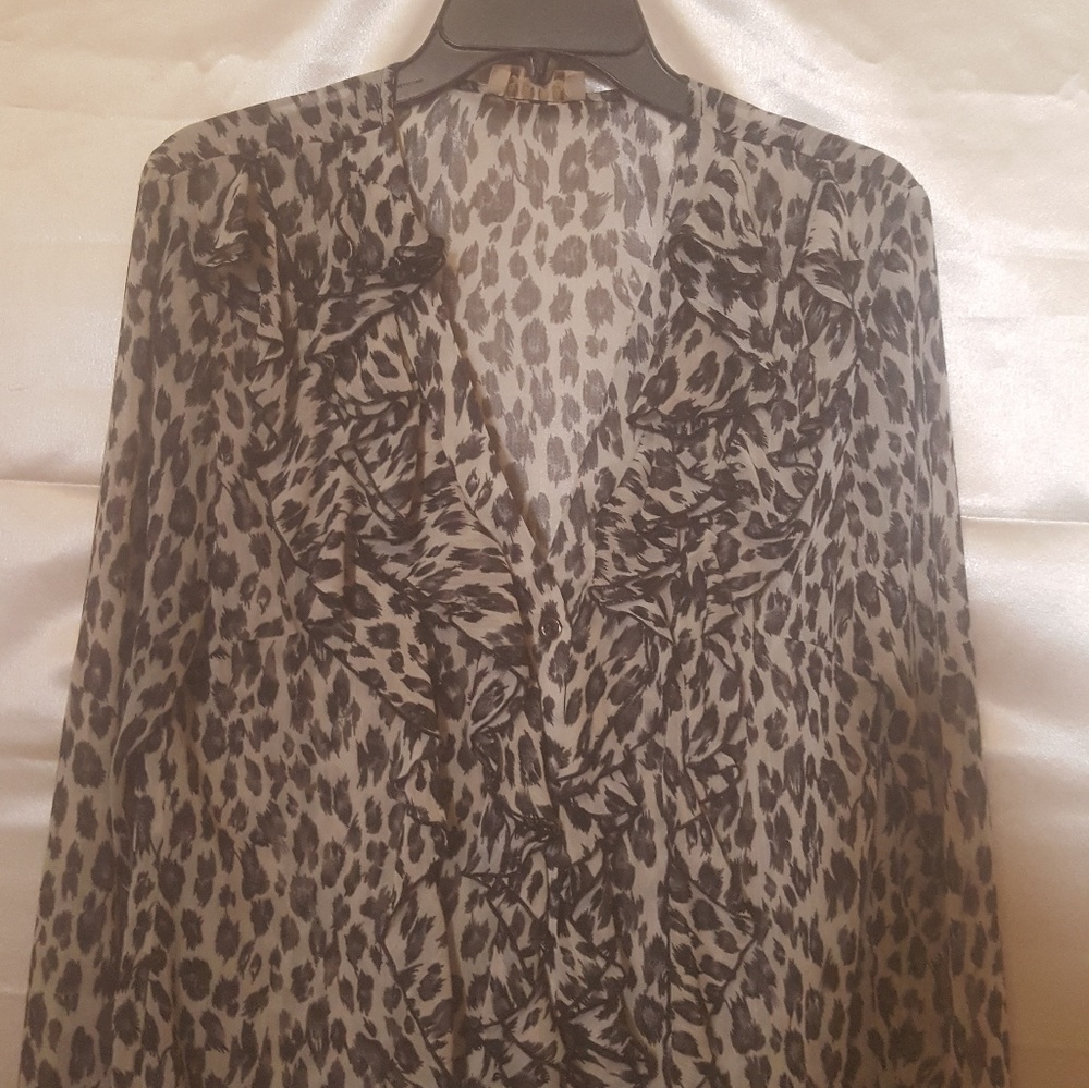 Leopard blouse